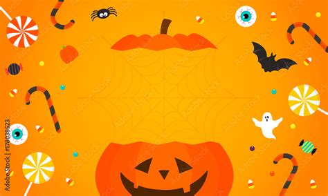 737 Orange Background Halloween For FREE - MyWeb