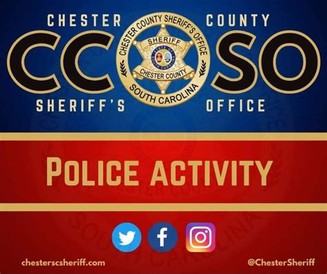 Chester County Sheriff's Office on Twitter: "Around noon today a Chester County Sheriff Deputy ...