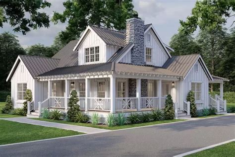 Plan 70879MK: Rustic Country House Plan with Loft Overlook - 1836 Sq Ft ...