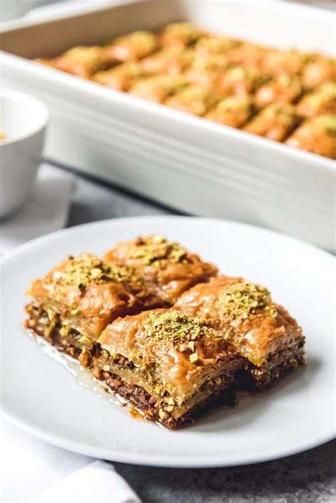 Turkish Baklava (Fistikli Baklava) - House of Nash Eats