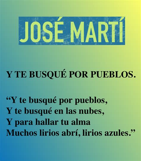 Poemas de José Martí - Poesía de amor | Poemas, Poemas profundos, Jose ...