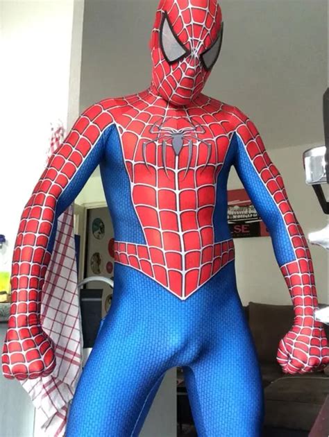 With Spidey Lenses, Raimi Spiderman Costume 3D Printing Raimi spider man costumes cosplay ...