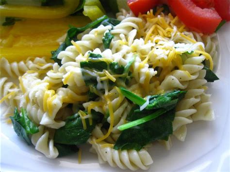 Rotini Pasta with Spinach - Busy Mom Recipes