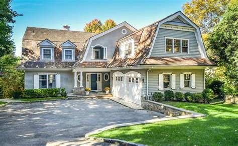 $4.295 Million Dutch Colonial Waterfront Home In Larchmont, NY | Dutch colonial exterior, Dutch ...