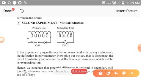 Faraday's second experiment. - YouTube