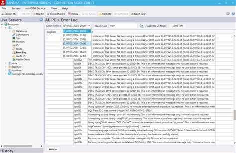 SQL Server Error Log Monitoring | miniDBA