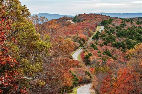 Fall Along the Talimena Scenic Drive Byway - Oklahoma Photograph by Gregory Ballos - Fine Art ...