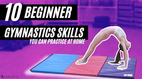 10 Beginner Gymnastics Skills You Can Practice at Home - YouTube