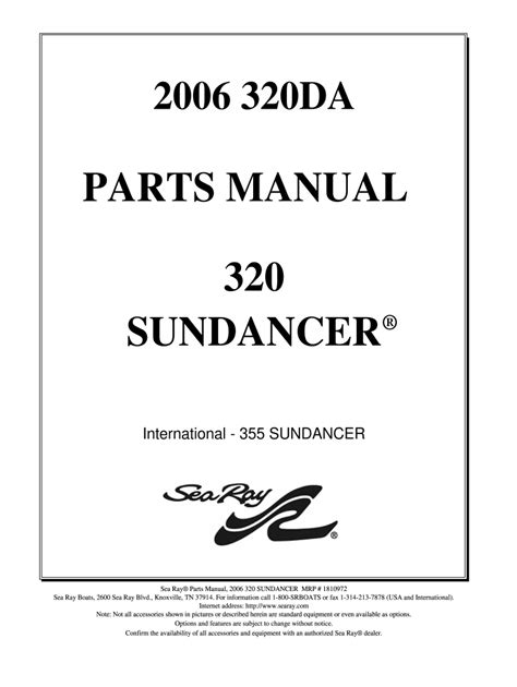 Sea Ray Parts Catalog - Fill Online, Printable, Fillable, Blank | pdfFiller