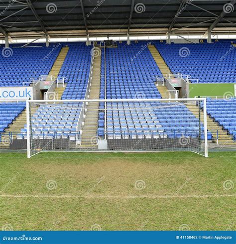 Soccer stand and goal stock photo. Image of football - 41158462