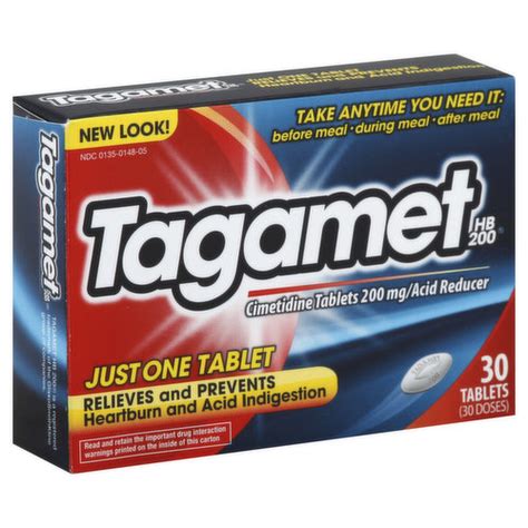 Tagamet Cimetidine Tablets, 200 mg, Tablets - FRESH by Brookshire's