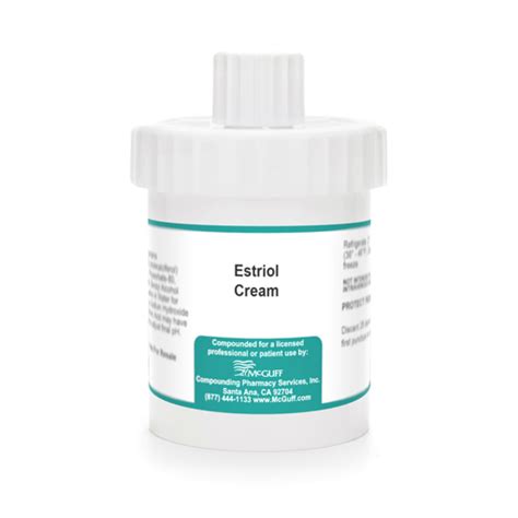 Estriol Cream | McGuff Compounding Pharmacy