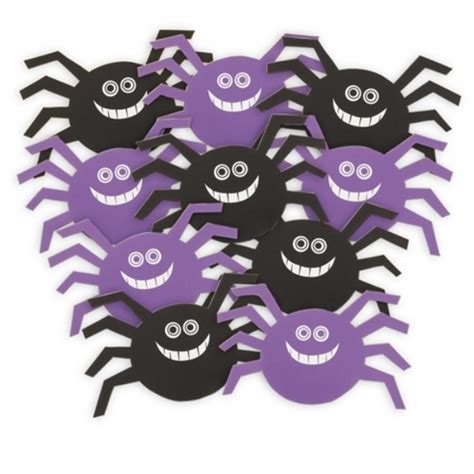 Halloweeen Club Costume Superstore. 10 Spider Cutouts