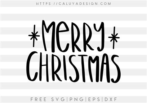 Merry Christmas svg Cut File Digital Download svg dxf png eps Christmas ...