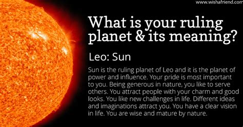 Find out your ruling planet and its meaning- Leo- Sun