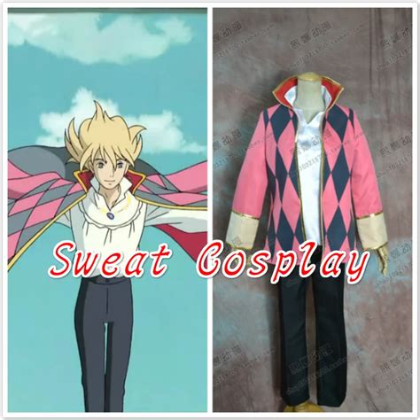 Anime Howl's Moving Castle Hauru Howl Cosplay Costume Full Set Customized-in Anime Costumes from ...