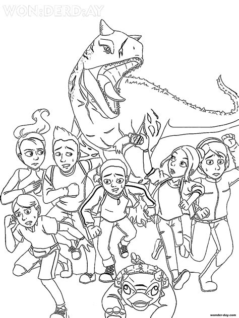 Jurassic World Camp Cretaceous Coloring Pages | Netflix