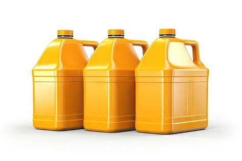 Premium AI Image | Industrial packaging for liquid products such as chemicals cleaners and ...