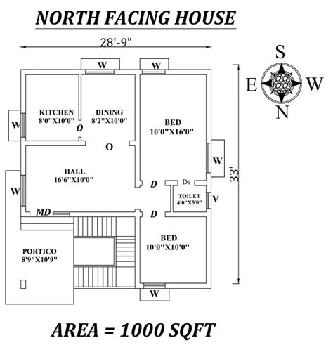 2 Bedroom House Plan As Per Vastu | Homeminimalisite.com