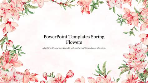 Free - Free PowerPoint Templates Spring Flowers and Google Slides | Powerpoint templates ...