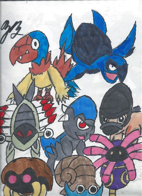 Fossil Pokemon part 1 by TheGreatBurg on DeviantArt