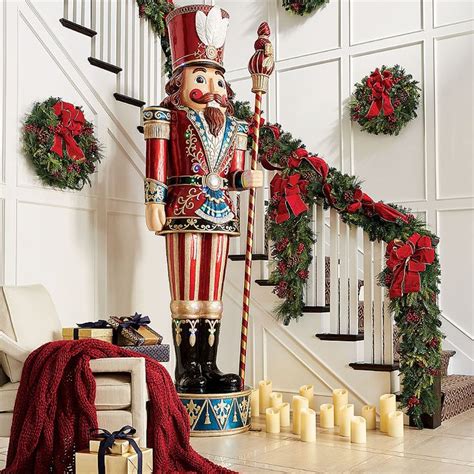 LED 9' Giant Nutcracker | Frontgate in 2021 | Nutcracker christmas ...