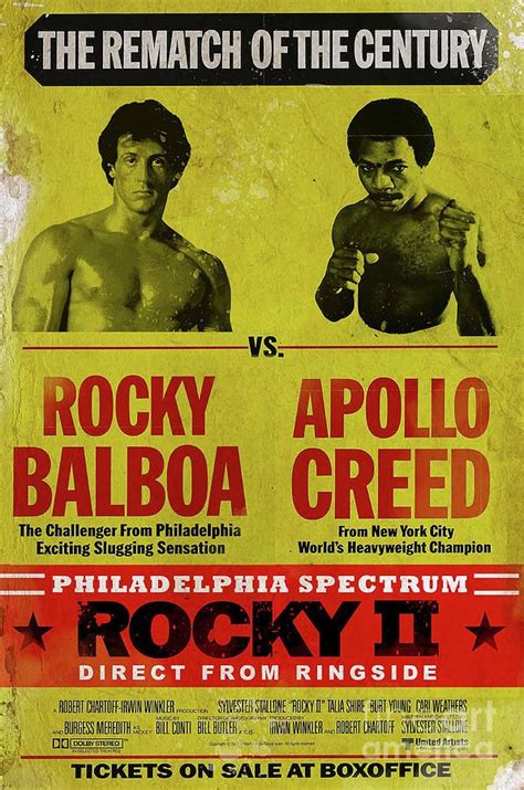 Rocky Balboa VS Apollo Creed Bicentennial Superfight Poster | Apollo creed, Balboa, Rocky balboa