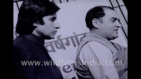 Rajiv Gandhi With Amitabh Bachchan