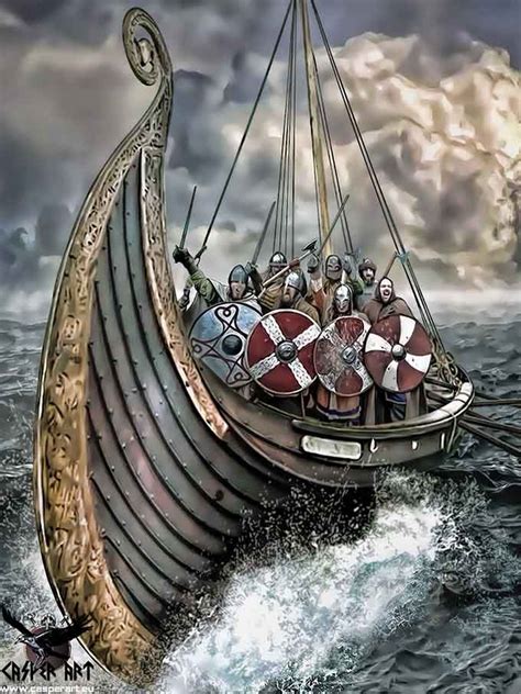 Original photo of a viking ship by: Espen WinPics Winther. Vikings: Faravidin Sudet ry./Wolves ...