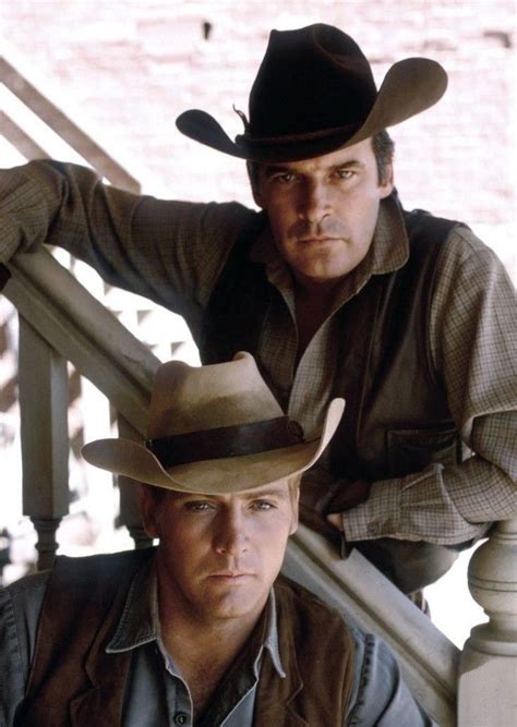 Lee Majors & Peter Breck in The Big Valley in 2022 | Lee majors, Cowboy hats, Handsome men