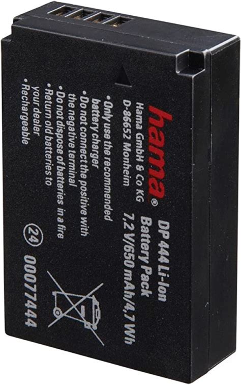 Hama Li-Ion battery DP 543 for Canon LP-E12 - Foto Erhardt