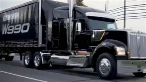 2019 KENWORTH W990 INTERIOR AND EXTERIOR REVIEW - YouTube