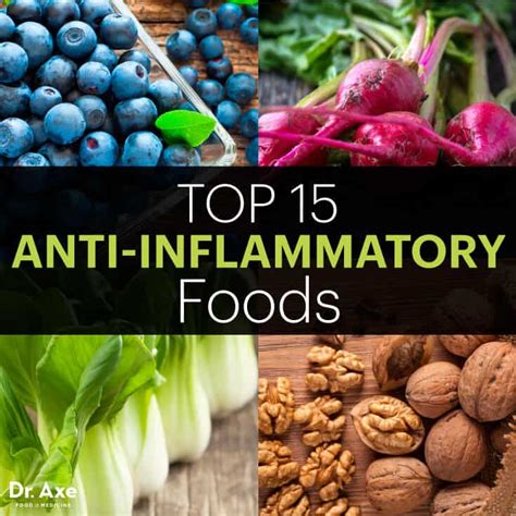 Top 15 Anti-Inflammatory Foods - Dr. Axe