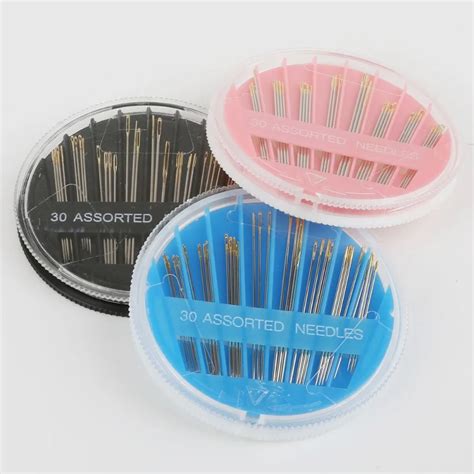 30pcs/1 set Assorted Hand Sewing Needles Pins Quilt Embroidery Mending ...