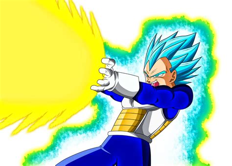 Vegeta Ssj Blue Final Flash v.2(Manga) by Luciano160 on DeviantArt