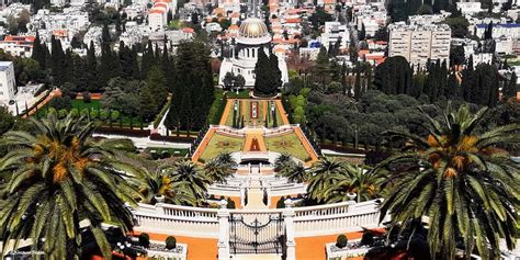 The Bahá’í Gardens, beautiful and holy place in Haifa