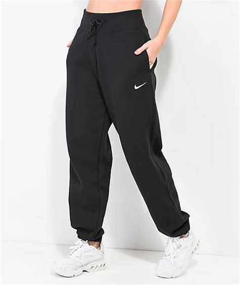 Nike Sportswear Phoenix Black High Waisted Sweatpants