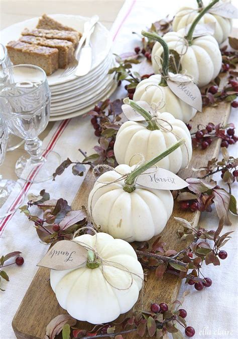 15 stimmungsvolle Herbst Tischdeko Ideen zum selber machen | Fall table ...