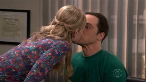 Big Bang Theory Sheldon And Penny Kiss