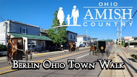 BERLIN OHIO AMISH COUNTRY Town Walk-Through - YouTube