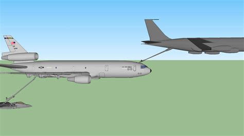 kc-135 refueling a kc-10 refueling an f-22 | 3D Warehouse