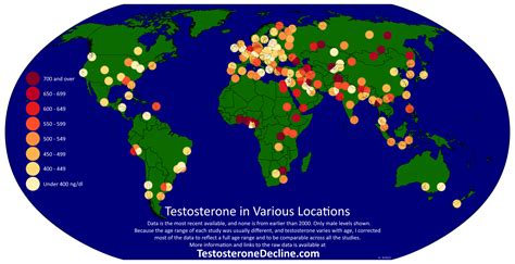 What Country Has The Highest Testosterone?