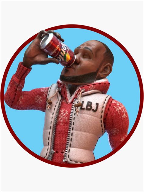 "Lebron James Cranberry Sprite Meme 547" Sticker for Sale by BradfordLucas | Redbubble