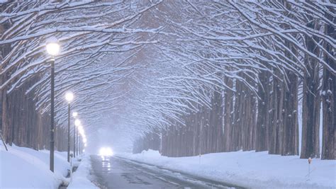 Shiga "Winter Landscape" in Japan