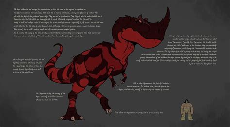 Genndy Tartakovsky's Primal - Red Tyrannosaur by titanlizard on DeviantArt | Primal, Dinosaur ...