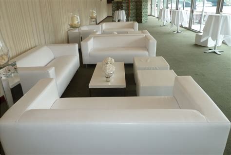 White Lounge Sofa Hire | Rio Lounge