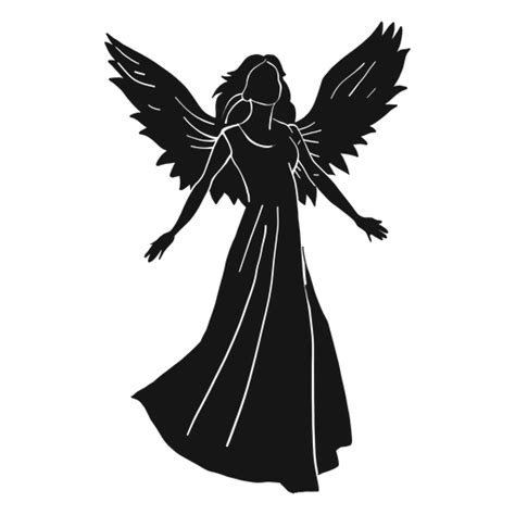 Angel Silhouette Vector at Vectorified.com | Collection of Angel Silhouette Vector free for ...