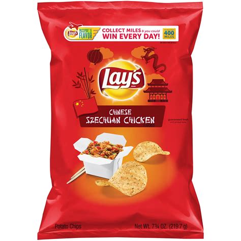 Lay's Chinese Szechuan Chicken Flavored Potato Chips, 7.75 Oz ...