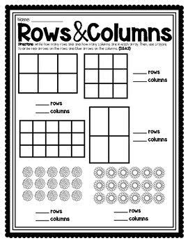 (((4 PAGES))) Rectangular Arrays Worksheets | Array worksheets, Worksheets, Addition worksheets