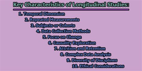 Longitudinal Study | Key Characteristics of Longitudinal Studies ...